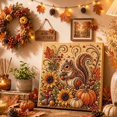 thumbnail image 1 of Autumn Pearl Diamond Painting Kit , Thanksgiving Complete Craft Set for Home Wall Table Decor Display, Festive Pearl Diamond Painting Kit for Seasonal Party Decoration Gift(Squirrel Acorn), 1 of 4