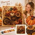 thumbnail image 1 of Autumn Pearl Painting Kit, 5D Rhinestone Pumpkin Diamond Bead Craft for Adult Beginners, Calming Fall DIY Pearl Wall Art for Thanksgiving Holiday Gifting, 1 of 6