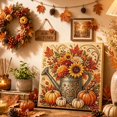 thumbnail image 1 of Autumn Pearl Painting Kit, DIY Autumn Harvest Pumpkin Pearl Diamond Art Kit (Style D), 1 of 8