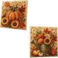 thumbnail image 1 of Autumn Pearl Painting Kit, Fall Pearl Art Kit with Rhinestones and Beads, Wall Decor Featuring Pumpkin, Maple Leaves, Forest Animals and Harvest Designs,Thanksgiving Decoration and Gift for Adults, 1 of 10