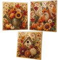 thumbnail image 1 of Autumn Pearl Painting Kit, Fall Pearl Art Kit with Rhinestones and Beads, Wall Decor Featuring Pumpkin, Maple Leaves, Forest Animals and Harvest Designs,Thanksgiving Decoration and Gift for Adults, 1 of 10