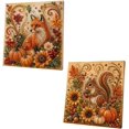 thumbnail image 1 of Autumn Pearl Painting Kit, Fall Pearl Art Kit with Rhinestones and Beads, Wall Decor Featuring Pumpkin, Maple Leaves, Forest Animals and Harvest Designs,Thanksgiving Decoration and Gift for Adults, 1 of 10
