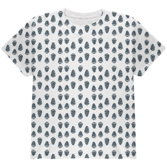 Autumn Pine Cone Pattern All Over Toddler T Shirt Multi 4T
