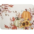 thumbnail image 1 of Autumn Pumpkin Dish Drying Mat 18x24 Inches, Fall Leaves Harvest Thanksgiving Absorbent Dishes Drainer Pad Kitchen Counter Protector Coffee Bar Sink Countertops Decor, 1 of 6