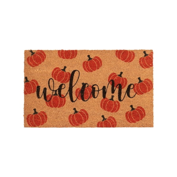 Autumn Pumpkin Doormat Fall Welcome Mat For Front Door Porch Bathroom Indoor Outdoor Decor Easy Clean,C-45X75Cm