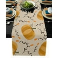 Autumn Pumpkin Flowers Table Runners for Wedding Party Placemat Dining