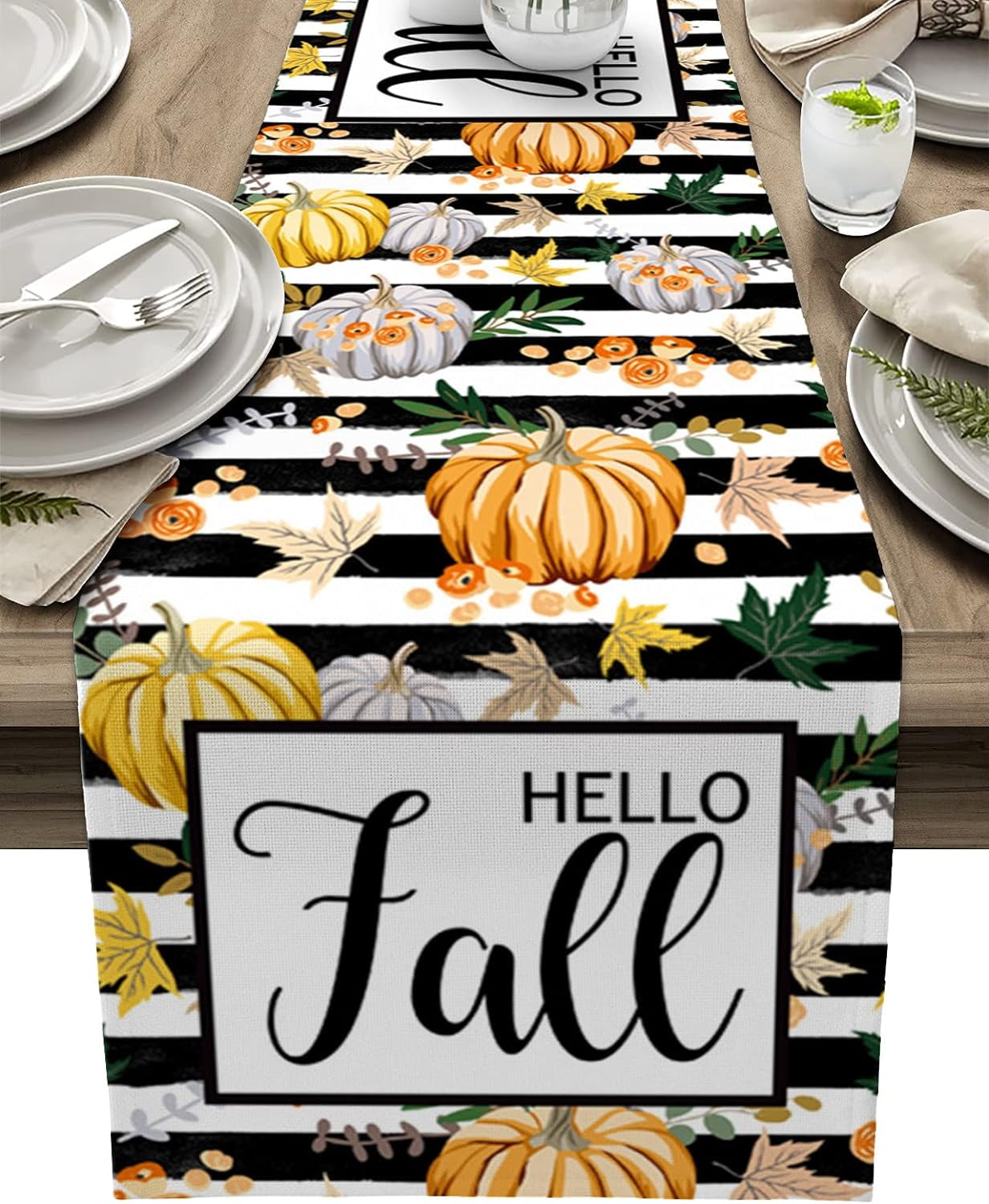 Herbst-Fußmatte „Hello Pumpkin“ – 43,2 X 76,2 Cm, Rutschfest, Für Innen & Außen