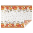thumbnail image 1 of Autumn Pumpkin Orange Table Cloth,Wrinkle Free Table Cover with Polyester,Waterproof Reusable Table Clothes for Kitchen Picnic Party (Rectangle,60x84inch), 1 of 5