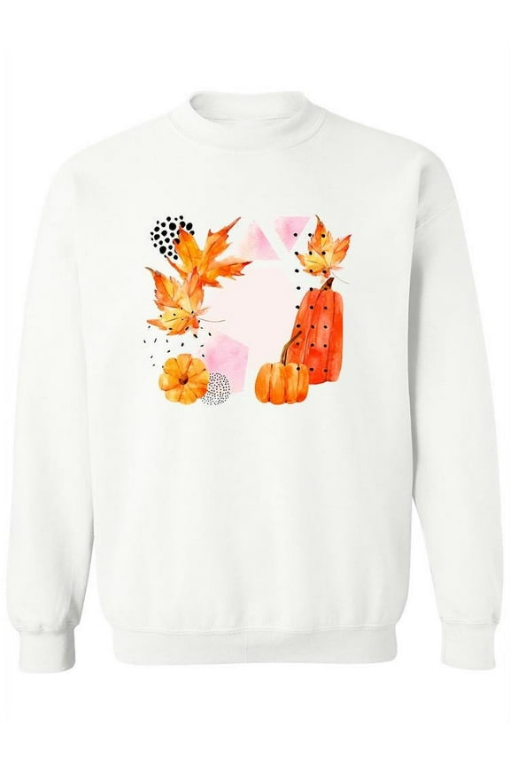 Autumn Pumpkin. Sweatshirt Women -Image by Shutterstock, Female XX-Large