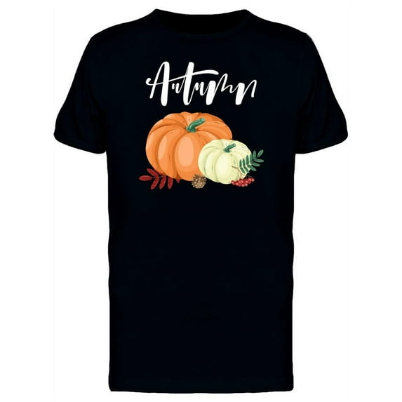 Autumn Pumpkins T-Shirt Men -Image by Shutterstock, Male Large