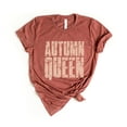 thumbnail image 1 of Autumn Queen Block Distressed - Women's Short Sleeve Graphic T-Shirt, 1 of 8