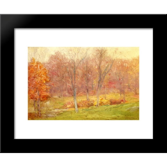 Autumn Rain 20x24 Framed Art Print by Julian Alden Weir