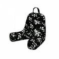 thumbnail image 1 of Autumn Reading Pillow Cover, Fall Leaves Shedding from Deciduous Trees Beauty in Nature Illustration, Unstuffed Printed Bed Rest Case from Soft Fabric, Small, Charcoal Grey and White, by Ambesonne, 1 of 4