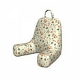 thumbnail image 1 of Autumn Reading Pillow Cover, Pine Cones Leafs Rose Hip Seasonal Floral Composition with Soft Colors, Unstuffed Printed Bed Rest Case from Soft Fabric, Small, Cream and Dark Peach, by Ambesonne, 1 of 4