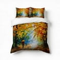 thumbnail image 1 of Autumn Red Maple Forest Bedding Set 3 Pcs Soft Microfiber Quilt Cover For Bedroom Decor, Comforter Cover With 2 Pillowcase, 1 of 5