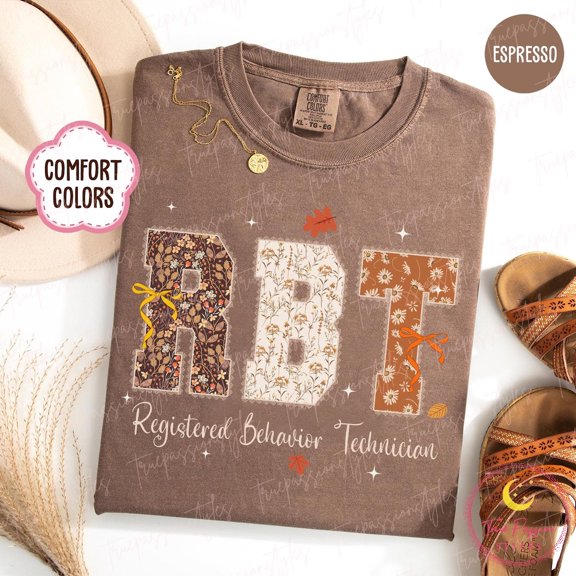 Autumn Registered Behavior Technician Fall Rbt T-Shirt All Size S-3XL