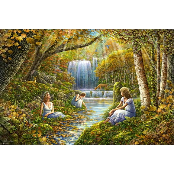 Autumn Rendezvous - Michael Fishel Poster 36in x 24in