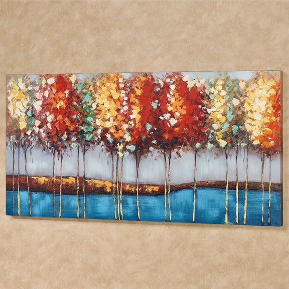 Autumn Riches Canvas Wall Art Multi Warm