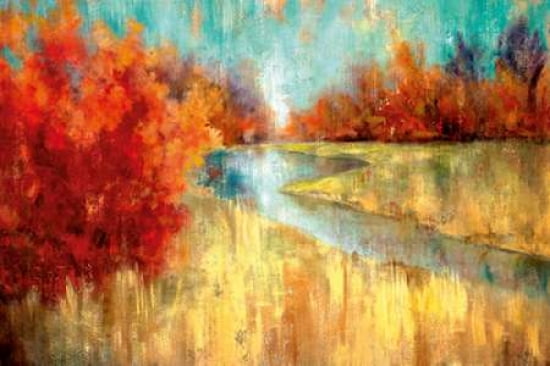 Autumn River Canvas Art - Carol Robinson (12 x 18)