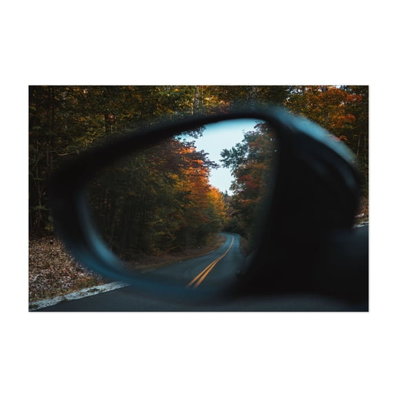 Autumn Roadtrip - Conway New Hampshire Photography Autumn Scenic Nature Forest Landscape Woods Unframed Wall Art Print 24 x 36 inches