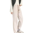 thumbnail image 1 of MaFYtyTPR Women Warm And Cold Cotton Pants Lightweight Plus Size High Waist Casual Versatile Women Pants Long Pants Beige XXXXL, 1 of 4