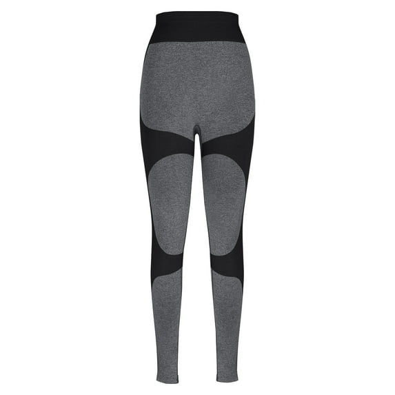 MaFYtyTPR Women's New Thread Hip Lifting Tight Fitting Abdominal Quick Drying Compression Elastic Fitness Pants Leggings Yoga Pants Black M