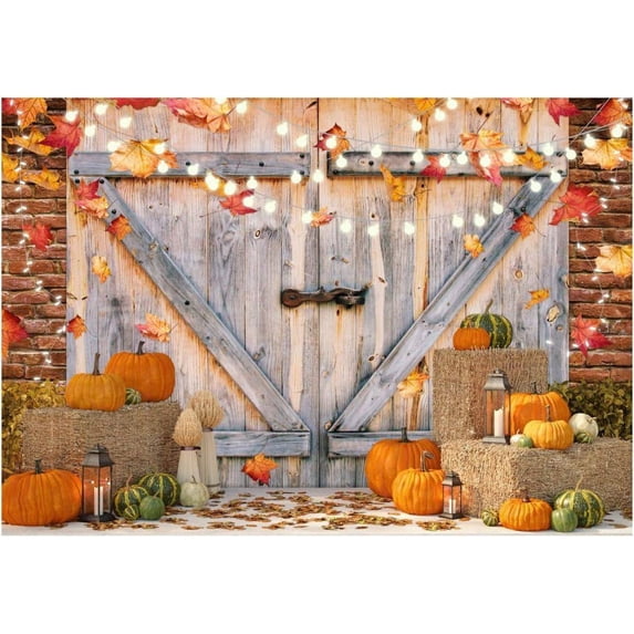 Fall Photo Booth Props – 36-Piece Set With Pumpkin Frame & Autumn-Themed Holders For Parties