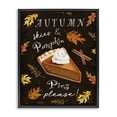 thumbnail image 1 of Stupell Industries Autumn Skies & Pumpkin Pies Black Framed Floater Canvas Wall Art, design by Elizabeth Tyndall, 21 x 17, 1 of 9