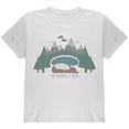 thumbnail image 1 of Autumn So Beary Very Tired Bear Pun Youth T Shirt White YXL, 1 of 1