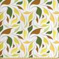 thumbnail image 1 of Ambesonne Autumn Fabric by the Yard Upholstery, Seasonal Garden Elements, 10 Yards, White Multicolor, 1 of 4