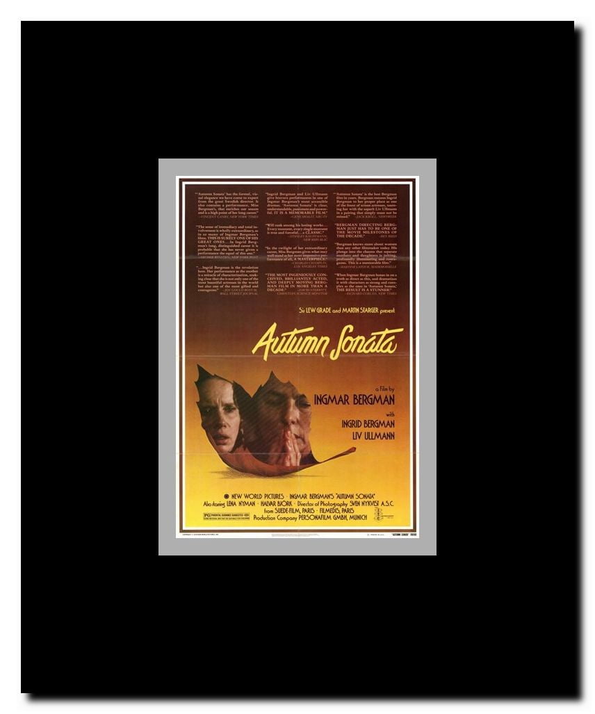 Autumn Sonato Framed Movie Poster