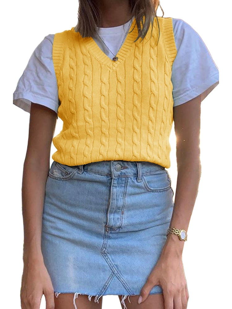 Women's Spring/Fall  V-Neck Knit Vest