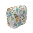 thumbnail image 1 of Autumn Stand Mixer Cover, Fall Season Common Hops Leaves Acorn Cones Humulus Lupulus Branches, Kitchen Appliance Organizer Bag Cover with Pockets, 5 Quarts, Turquoise and Pale Orange, by Ambesonne, 1 of 4