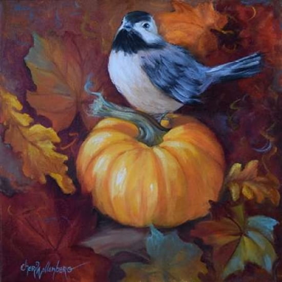 Autumn Still Life II Canvas Art - Cheri Wollenberg (24 x 24)