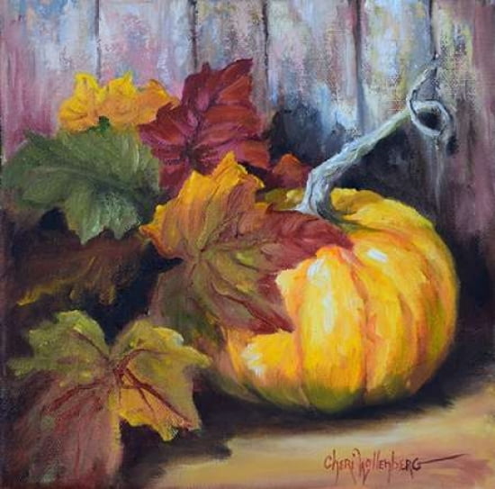 Autumn Still Live IV Canvas Art - Cheri Wollenberg (24 x 24)