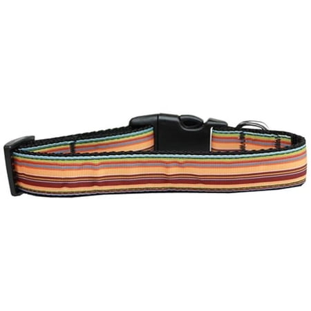 Autumn Stripes Nylon Cat Collar