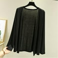 thumbnail image 1 of Autumn Summer Sun Protection Clothing Women Modal Cardigan Ladies Shawl Outerwear Female Long Sleeve LOVE DOCK Women Thin Coat, 1 of 6