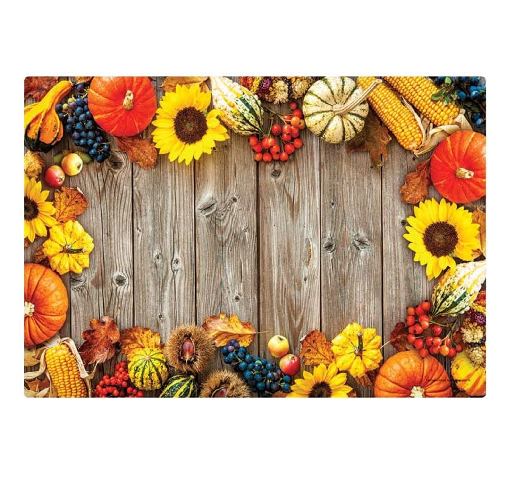 Autumn Sunflowers Paper Placemats - 9 3/4in. x 14in. - 100 Pack (702081)