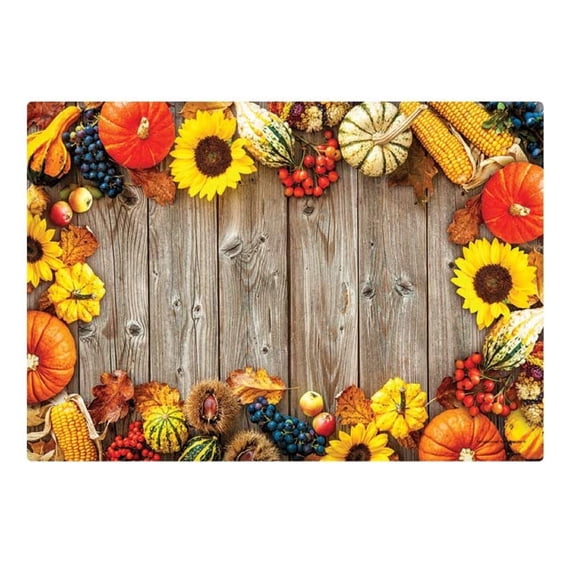 Autumn Sunflowers Paper Placemats - 9 3/4in. x 14in. - 100 Pack (702081)