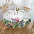 thumbnail image 1 of Autumn Sunflowers Tablecloths for Dining Table Waterproof Round Table Cover for Kitchen Living Room, 1 of 5