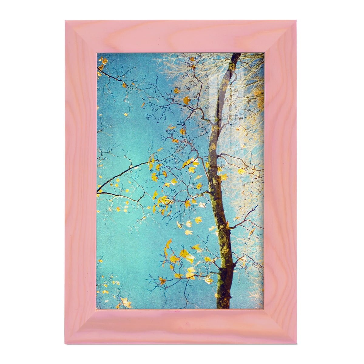 Autumn Tapestry III -Framed Print w/glass-Sunset Pink