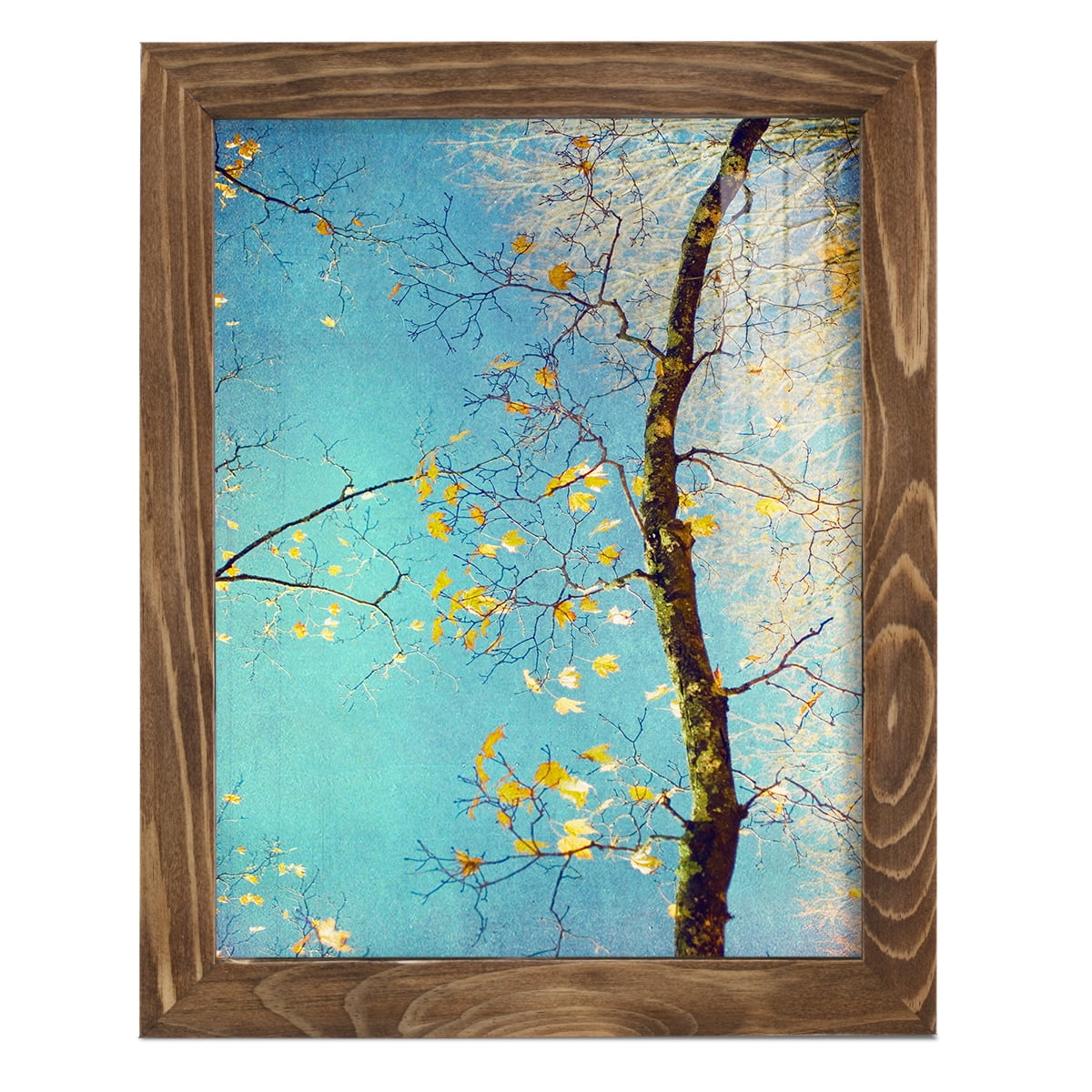 Autumn Tapestry III -Framed Print w/glass-Walnut