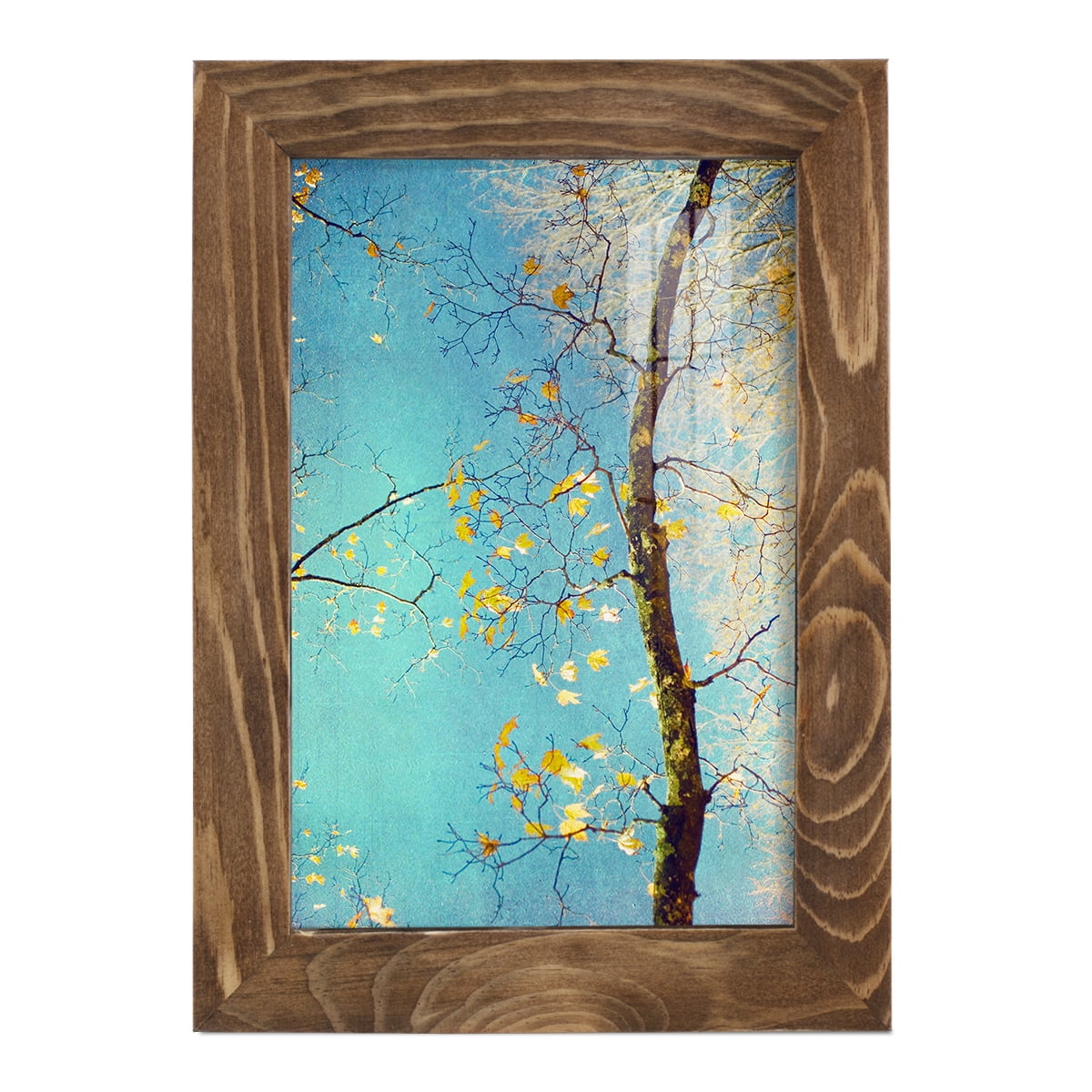 Autumn Tapestry III -Framed Print w/glass-Walnut