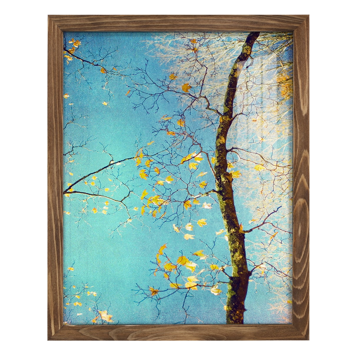 Autumn Tapestry III -Framed Print w/glass-Walnut