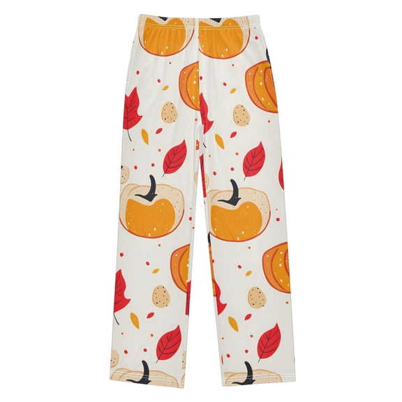 Autumn Thanksgiving Elements Pajama Pants Soft Lightweight Lounge Pants Bottoms Sleep Pants Warm Comfy