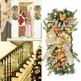 Autumn The Cordless Prelit Stairway Trim Christmas Wreaths for Front