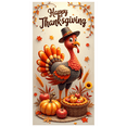 thumbnail image 1 of Autumn Theme Thanksgiving Banner Decorative Turkey Festive Harvest for Holiday Celebration Family Gathering Seasonal Decor, 1 of 8