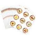 thumbnail image 1 of Autumn Theme Thanksgiving Stickers;5 Inch Round Label Decorations;Reusable Fall Season Party Favor Stickers;Versatile Holiday/Party Decoration Labels, 1 of 5