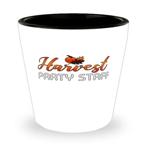 Autumn-Themed Actuary Shot Glass, Harvest Party Souvenir, Mini Glassware for Events, 1.5oz Cup Perfect Gifts