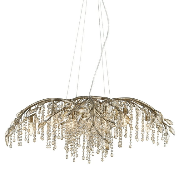 Autumn Twilight 12 Light Chandelier in Mystic Gold